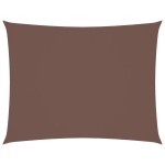vidaXL Parasolar, maro, 2,5x3,5 m, țesătură oxford, dreptunghiular vidaXL Parasolar, maro, 2,5x3,5 m, țesătură oxford, dreptunghiular
