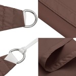 vidaXL Parasolar, maro, 3x5 m, țesătură oxford, dreptunghiular vidaXL Parasolar, maro, 3x5 m, țesătură oxford, dreptunghiular