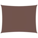 vidaXL Parasolar, maro, 3,5x4,5m, țesătură oxford, dreptunghiular vidaXL Parasolar, maro, 3,5x4,5m, țesătură oxford, dreptunghiular