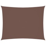vidaXL Parasolar, maro, 3,5x5 m, țesătură oxford, dreptunghiular vidaXL Parasolar, maro, 3,5x5 m, țesătură oxford, dreptunghiular