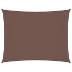 vidaXL Parasolar, maro, 4x6 m, țesătură oxford, dreptunghiular vidaXL Parasolar, maro, 4x6 m, țesătură oxford, dreptunghiular