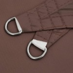 vidaXL Parasolar, maro, 2,5x2,5x3,5 m, țesătură oxford, triunghiular vidaXL Parasolar, maro, 2,5x2,5x3,5 m, țesătură oxford, triunghiular