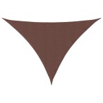 vidaXL Parasolar, maro, 4x4x5,8 m, țesătură oxford, triunghiular vidaXL Parasolar, maro, 4x4x5,8 m, țesătură oxford, triunghiular