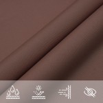 vidaXL Parasolar, maro, 4,5x4,5x4,5 m, țesătură oxford, triunghiular vidaXL Parasolar, maro, 4,5x4,5x4,5 m, țesătură oxford, triunghiular
