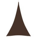 vidaXL Parasolar, maro, 4x5x5 m, țesătură oxford, triunghiular vidaXL Parasolar, maro, 4x5x5 m, țesătură oxford, triunghiular