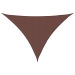 vidaXL Parasolar, maro, 5x6x6 m, țesătură oxford, triunghiular vidaXL Parasolar, maro, 5x6x6 m, țesătură oxford, triunghiular