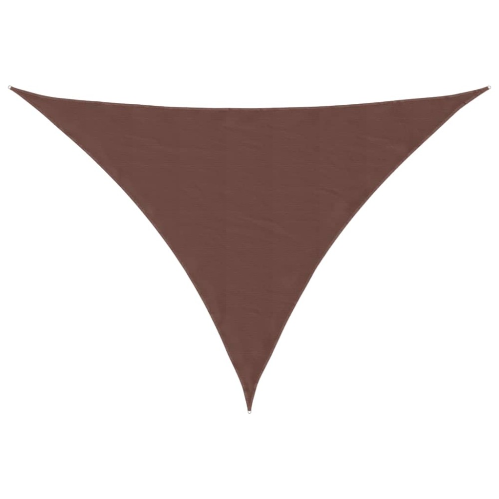 vidaXL Parasolar, maro, 4x5x6,4 m, țesătură oxford, triunghiular