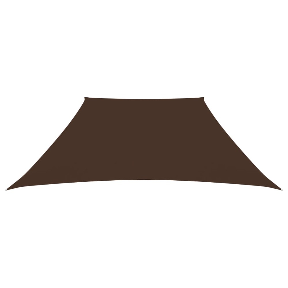 vidaXL Parasolar, maro, 3/4x3 m, țesătură Oxford, trapez