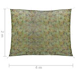 vidaXL Plasă de camuflaj cu geantă de depozitare, verde, 2x4 m vidaXL Plasă de camuflaj cu geantă de depozitare, verde, 2x4 m