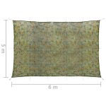vidaXL Plasă de camuflaj cu geantă de depozitare, verde, 5x6 m vidaXL Plasă de camuflaj cu geantă de depozitare, verde, 5x6 m