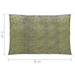 vidaXL Plasă de camuflaj cu geantă de depozitare, verde, 5x8 m vidaXL Plasă de camuflaj cu geantă de depozitare, verde, 5x8 m