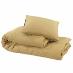 vidaXL Set cu husă de pilotă, gri taupe, 200x200 cm, microfibră