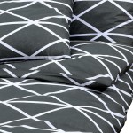 vidaXL Set cu husă de pilotă, gri, 200x200 cm, bumbac