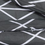 vidaXL Set cu husă de pilotă, gri, 220x240 cm, bumbac