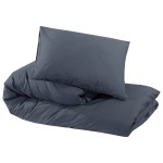 vidaXL Set cu husă de pilotă, antracit, 200x200 cm, bumbac