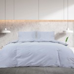 vidaXL Set cu husă de pilotă, gri, 200x220 cm, bumbac