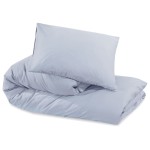 vidaXL Set cu husă de pilotă, gri, 200x220 cm, bumbac