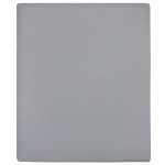 vidaXL Cearșaf de pat cu elastic, 2 buc., gri, 100x200 cm, bumbac vidaXL Cearșaf de pat cu elastic, 2 buc., gri, 100x200 cm, bumbac
