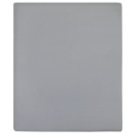 vidaXL Cearșaf de pat cu elastic, 2 buc., gri, 160x200 cm, bumbac vidaXL Cearșaf de pat cu elastic, 2 buc., gri, 160x200 cm, bumbac