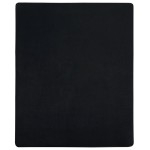 vidaXL Cearșaf de pat cu elastic, negru, 100x200 cm, bumbac vidaXL Cearșaf de pat cu elastic, negru, 100x200 cm, bumbac