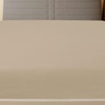 vidaXL Cearșaf de pat cu elastic, 2 buc, gri taupe, 140x200 cm bumbac vidaXL Cearșaf de pat cu elastic, 2 buc, gri taupe, 140x200 cm bumbac