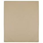 vidaXL Cearșaf de pat cu elastic, 2 buc, gri taupe, 160x200 cm bumbac vidaXL Cearșaf de pat cu elastic, 2 buc, gri taupe, 160x200 cm bumbac