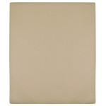 vidaXL Cearșaf de pat cu elastic, 2 buc, gri taupe, 180x200 cm bumbac vidaXL Cearșaf de pat cu elastic, 2 buc, gri taupe, 180x200 cm bumbac