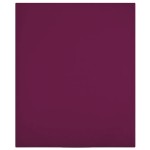 vidaXL Cearșaf de pat cu elastic, bordo, 180x200 cm, bumbac