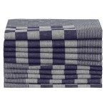 vidaXL Prosoape de bucătărie 10 buc. albastru și alb 50x70 cm bumbac vidaXL Prosoape de bucătărie 10 buc. albastru și alb 50x70 cm bumbac