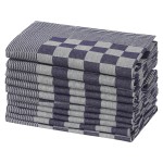 vidaXL Prosoape de bucătărie 50 buc. albastru și alb 50x70 cm bumbac vidaXL Prosoape de bucătărie 50 buc. albastru și alb 50x70 cm bumbac