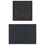 vidaXL Set de prosoape, 20 buc., negru și gri, bumbac vidaXL Set de prosoape, 20 buc., negru și gri, bumbac