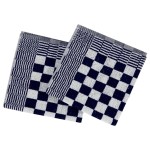 vidaXL Set de prosoape, 10 buc., albastru și alb, bumbac vidaXL Set de prosoape, 10 buc., albastru și alb, bumbac