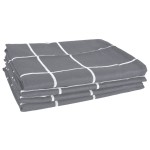 vidaXL Set de prosoape, 12 buc., gri, bumbac vidaXL Set de prosoape, 12 buc., gri, bumbac