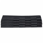 vidaXL Set prosoape 15 piese mănuși cuptor/suporturi oale negru bumbac vidaXL Set prosoape 15 piese mănuși cuptor/suporturi oale negru bumbac