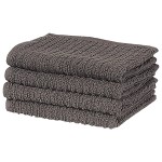vidaXL Set prosoape 15 piese mănuși cuptor/suporturi oale negru bumbac vidaXL Set prosoape 15 piese mănuși cuptor/suporturi oale negru bumbac