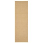 vidaXL Covor din sisal, natural, 80x250 cm vidaXL Covor din sisal, natural, 80x250 cm