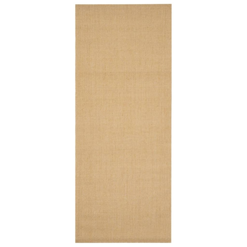 vidaXL Covor din sisal, natural, 100x250 cm