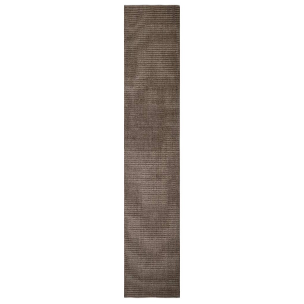 vidaXL Covor din sisal natural, maro, 66x350 cm