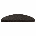 vidaXL Covorașe scări autoadezive, 15 buc., negru, 56x17x3 cm