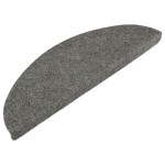 vidaXL Covorașe scări autoadezive, 15 buc., gri, 56x17x3 cm vidaXL Covorașe scări autoadezive, 15 buc., gri, 56x17x3 cm