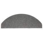 vidaXL Covorașe scări autoadezive, 15 buc., gri, 65x22,5x3,5 cm