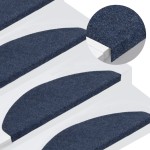vidaXL Covorașe scări autoadezive, 15 buc., albastru, 65x22,5x3,5 cm vidaXL Covorașe scări autoadezive, 15 buc., albastru, 65x22,5x3,5 cm