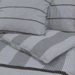 vidaXL Set cu husă de pilotă, gri, 200x220 cm, bumbac