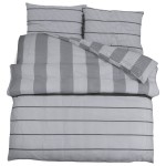 vidaXL Set cu husă de pilotă, gri, 260x220 cm, bumbac