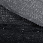 vidaXL Set cu husă de pilotă, gri închis, 220x240 cm, bumbac