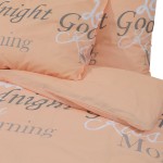 vidaXL Set cu husă de pilotă, roz, 220x240 cm, bumbac vidaXL Set cu husă de pilotă, roz, 220x240 cm, bumbac