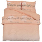 vidaXL Set cu husă de pilotă, roz, 225x220 cm, bumbac vidaXL Set cu husă de pilotă, roz, 225x220 cm, bumbac
