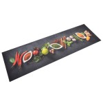 vidaXL Covor de bucătărie lavabil Spices, 45x150 cm, catifea vidaXL Covor de bucătărie lavabil Spices, 45x150 cm, catifea