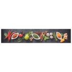 vidaXL Covor de bucătărie lavabil Spices, 60x300 cm, catifea vidaXL Covor de bucătărie lavabil Spices, 60x300 cm, catifea