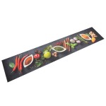 vidaXL Covor de bucătărie lavabil Spices, 60x300 cm, catifea vidaXL Covor de bucătărie lavabil Spices, 60x300 cm, catifea